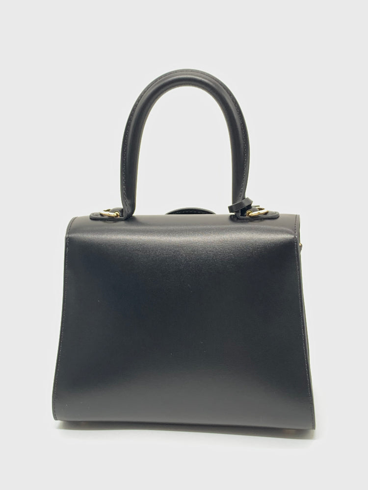 Delvaux brillan Mini Sholder Bag Calf Lether Black Ghw