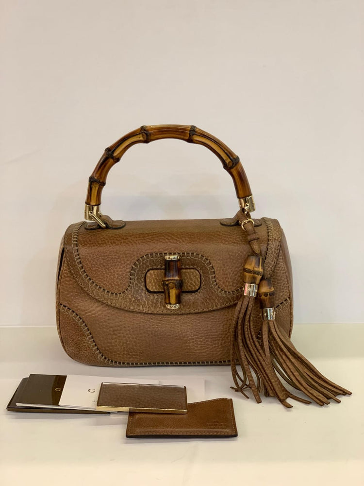 Gucci Bamboo Top Handle Brown