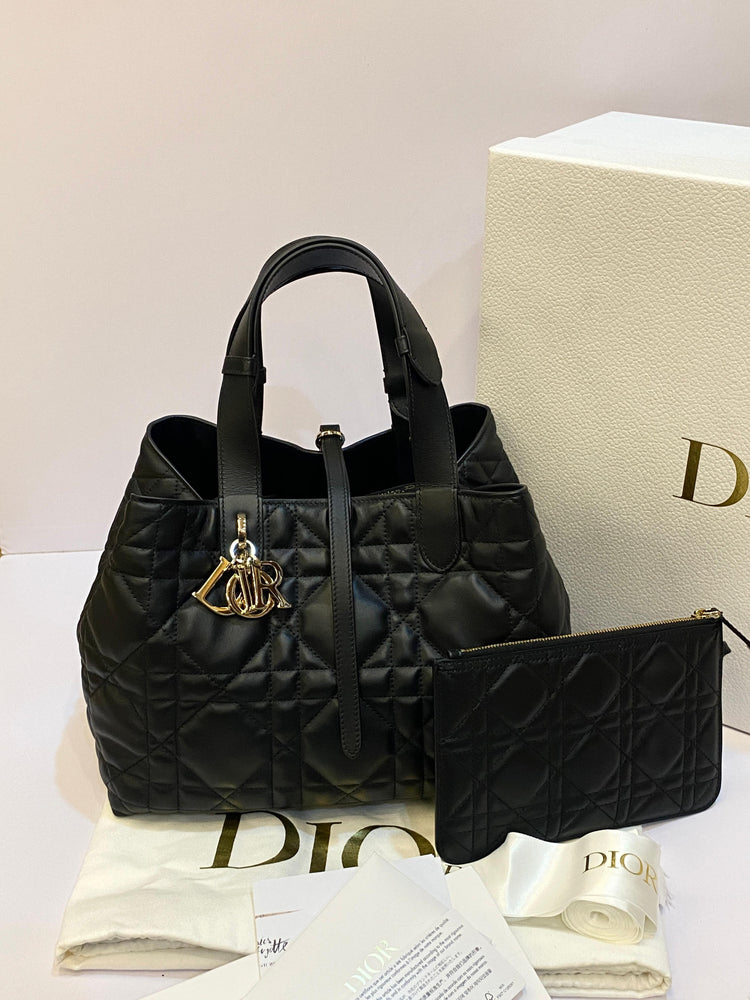 Dior Toujours Medium Calfskin Black Lghw