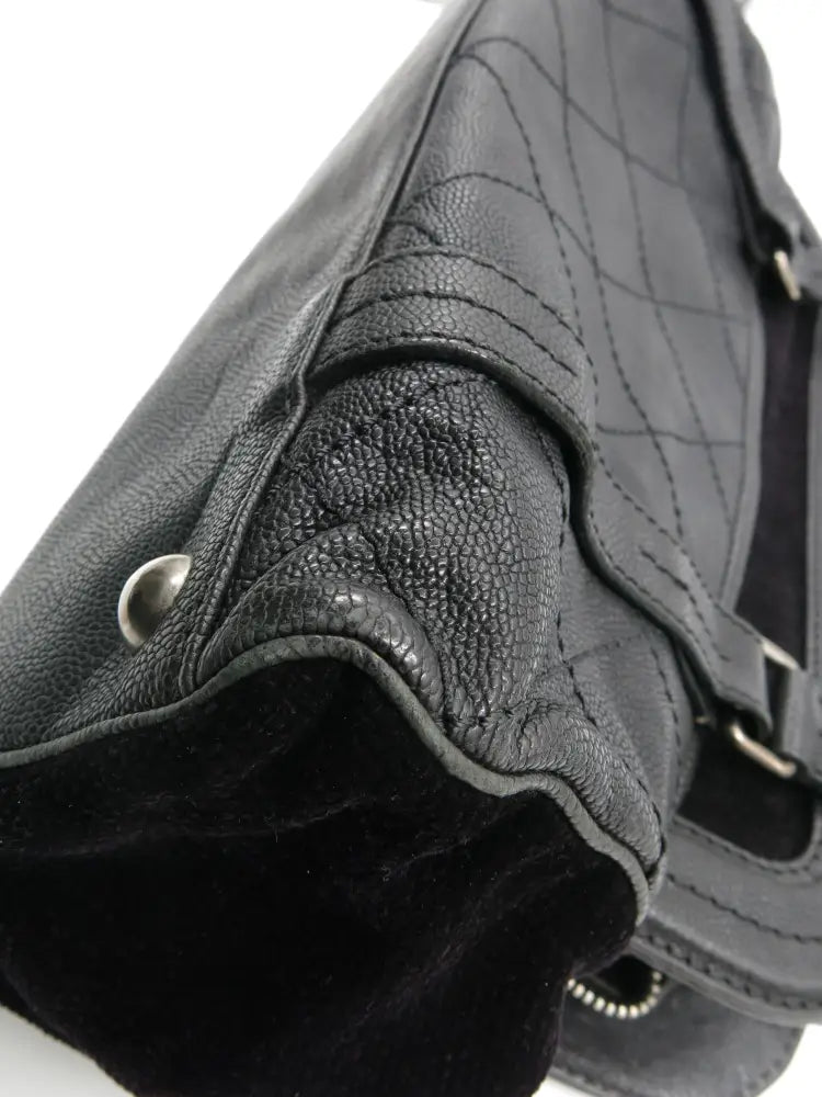 Chanel Reissue Bowler Bag Xxl Calfskin Black / Rhw