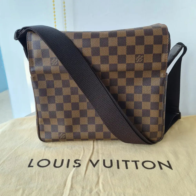 Damier Ebene Naviglio Crossbody Bag 2004
