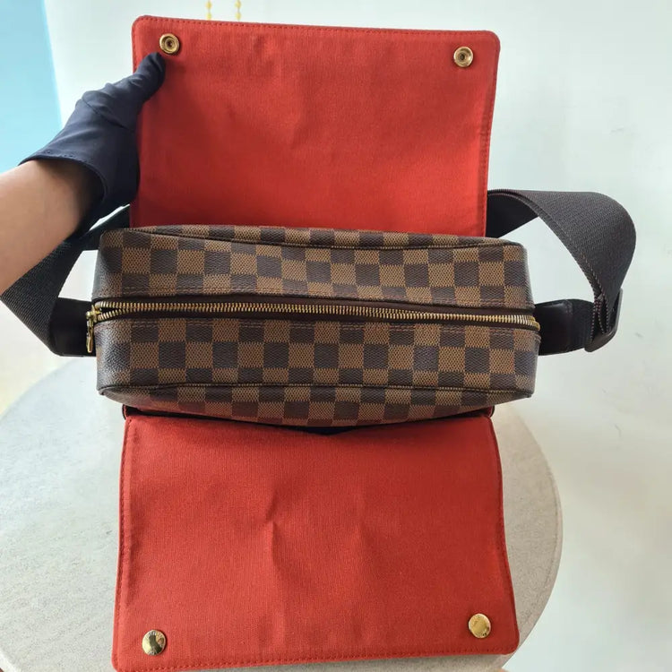 Damier Ebene Naviglio Crossbody Bag 2004