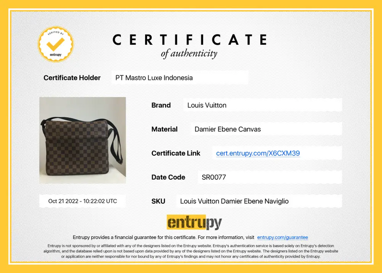 Damier Ebene Naviglio Crossbody Bag 2004