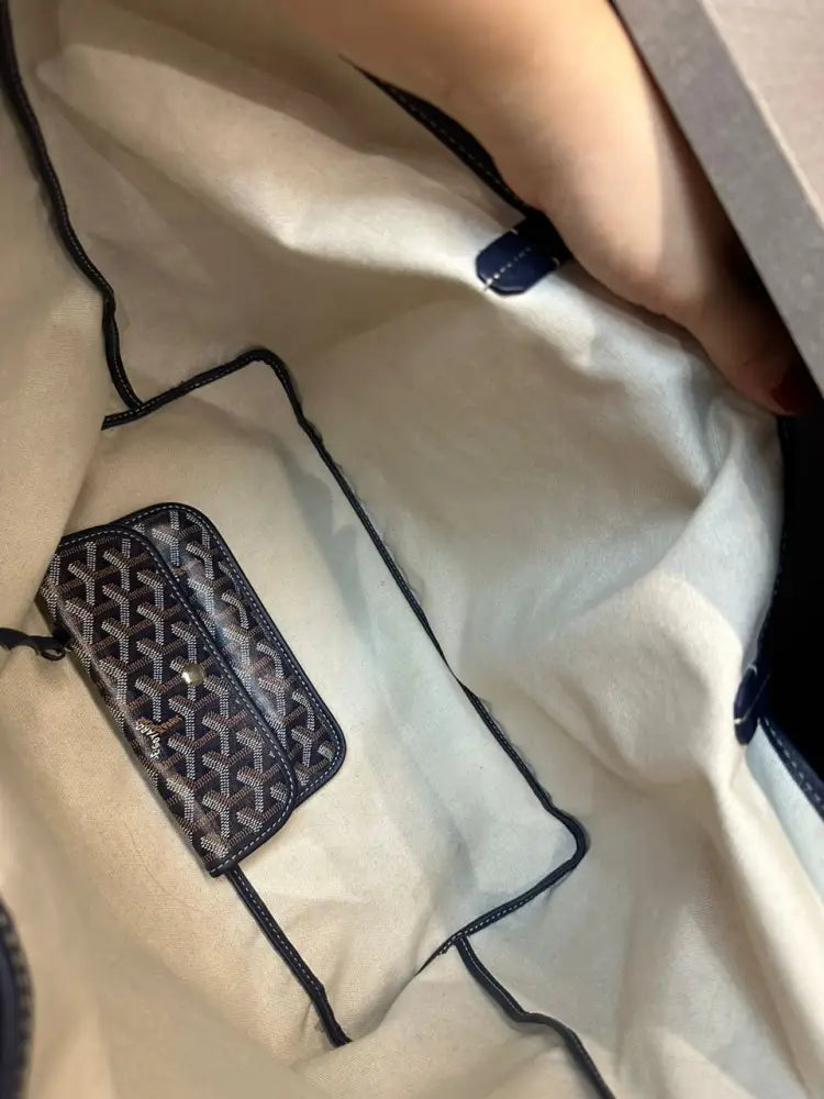 Goyard St Louis Gm Navy 2023 Handbag
