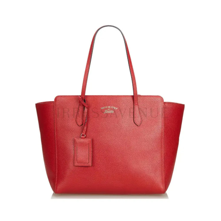 Gucci Swing Medium Red Tote Bag