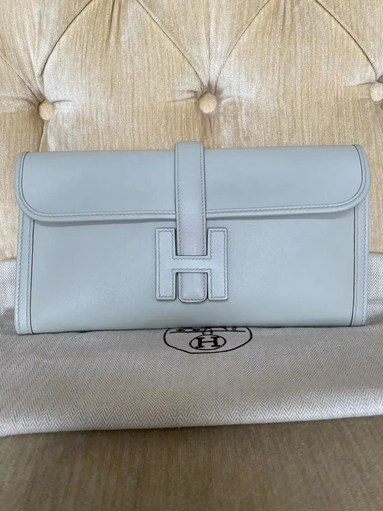 Hermes Jige Elan 29 Beton Swift #X 2016 Pouch & Clutch