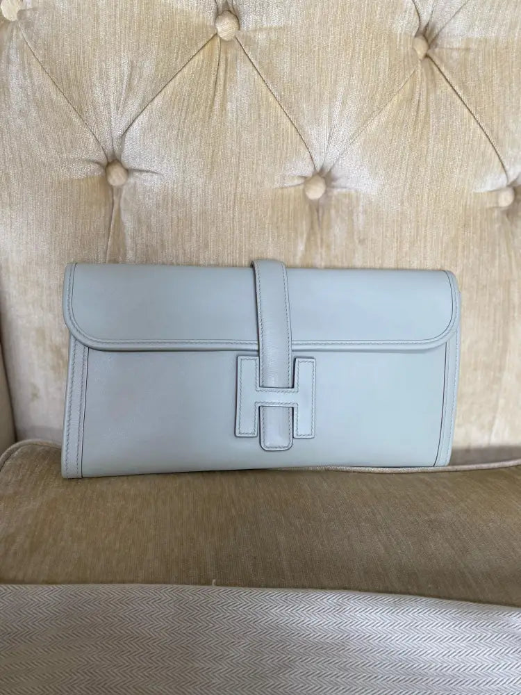 Hermes Jige Elan 29 Beton Swift #X 2016 Pouch & Clutch