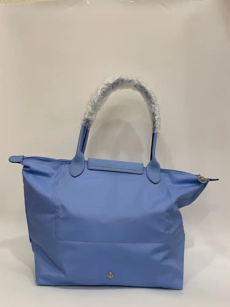 Longchamp Le Pliage Blue Long Handle Handbag