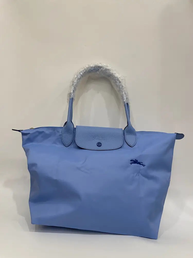 Longchamp Le Pliage Blue Long Handle Handbag
