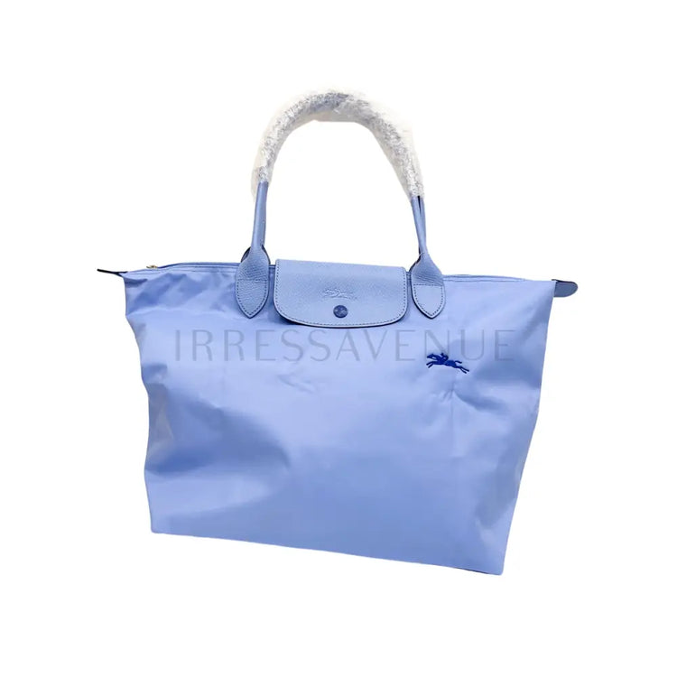 Longchamp Le Pliage Blue Long Handle Handbag