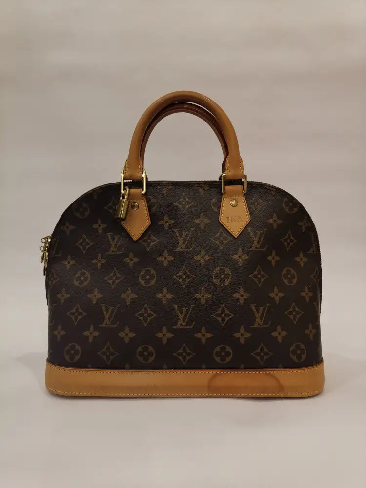 Louis Vuitton Alma Pm Canvas Monogram Brown 2010 Handbag