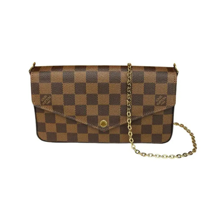 Louis Vuitton Felicie Pochette Damier Ebene 2016 Crossbody Bag