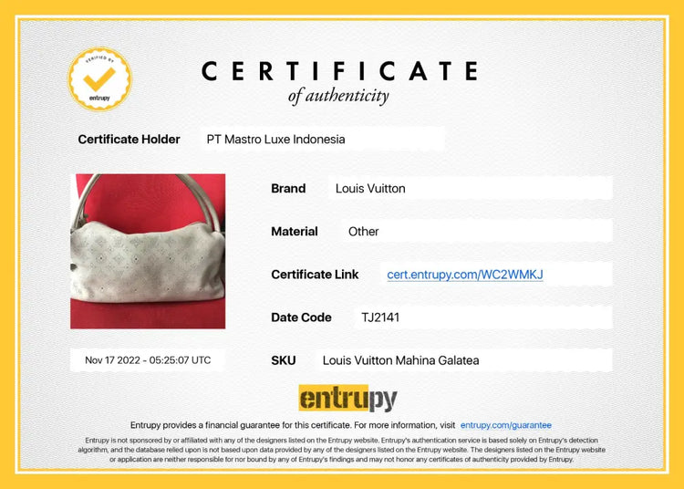 Louis Vuitton Mahina Galatea Mm Hand Bag