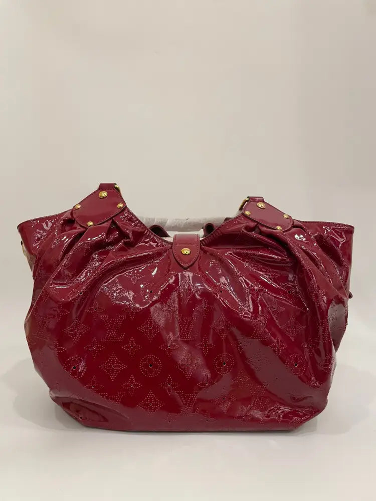 Louis Vuitton Mahina Patent Leather Red 2007 Shoulder Bag