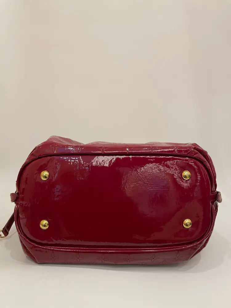 Louis Vuitton Mahina Patent Leather Red 2007 Shoulder Bag