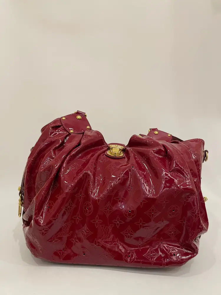 Louis Vuitton Mahina Patent Leather Red 2007 Shoulder Bag