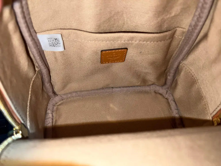 Mcm X Tracy Backpack In Visetos Size Mini Cognac