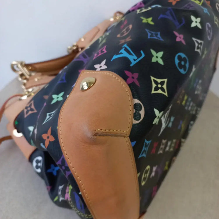 Monogram Multicolor Black Ursula Tote Bag