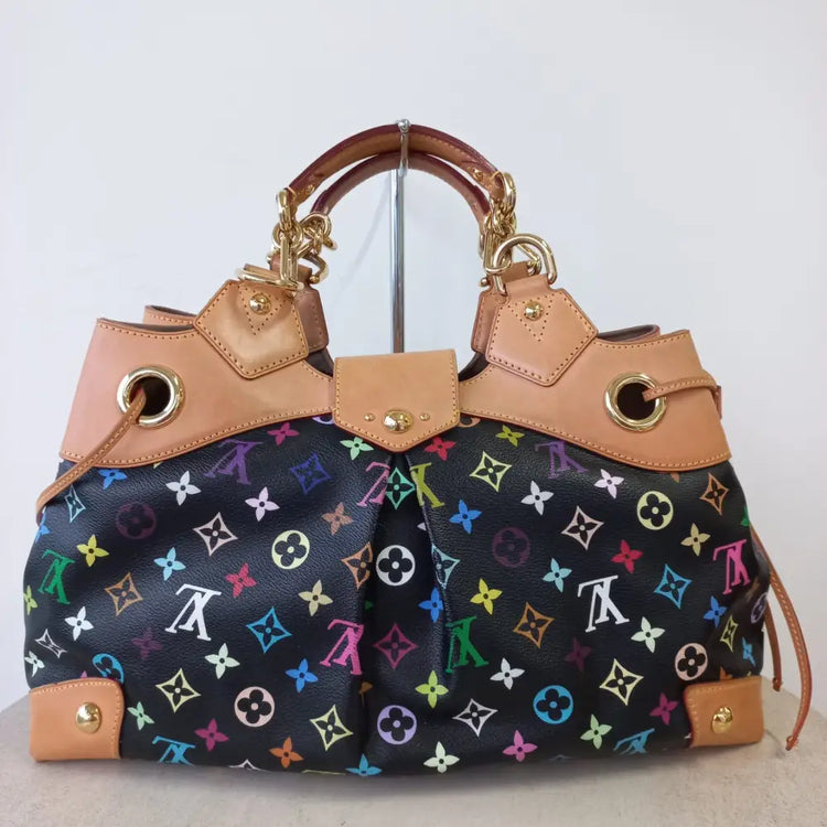 Monogram Multicolor Black Ursula Tote Bag