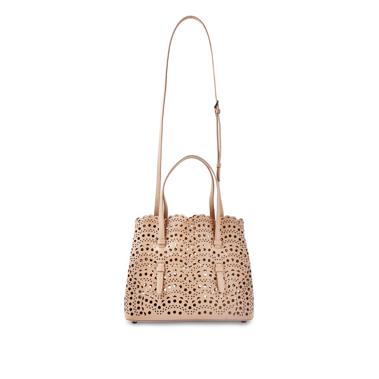 Mina 25 small vienne wave tote bag Sable