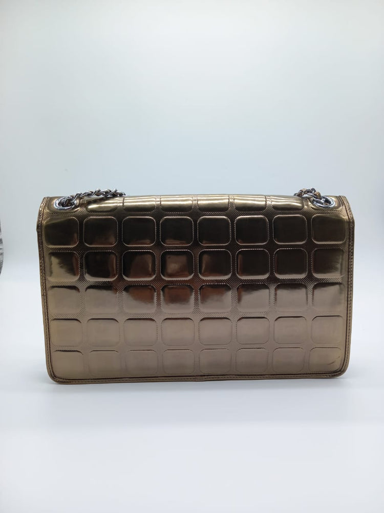 Chanel Ice cube brown flap bag #10