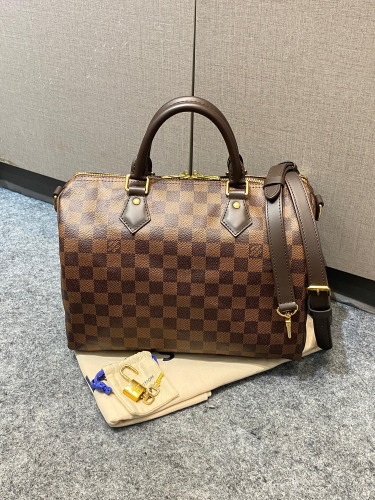 LV Bandou 30 Damier Ebene Ghw #Chip