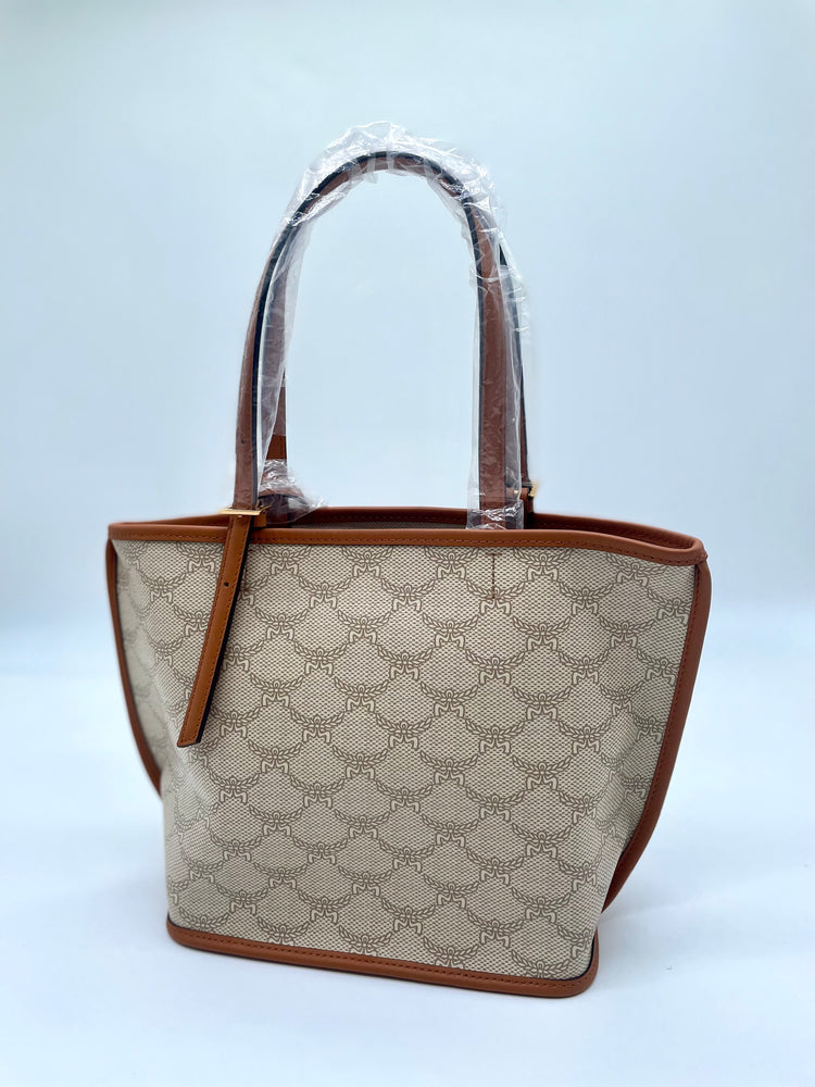 Mini Lauretos Himmel Shopper Bag Beige Oatmeal