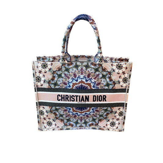 Dior Book Tote Large Calleidoscope Multicolour