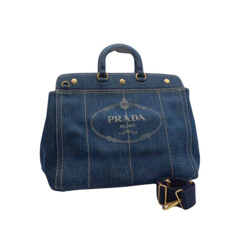 Prada Tote bag Denim Large 2011