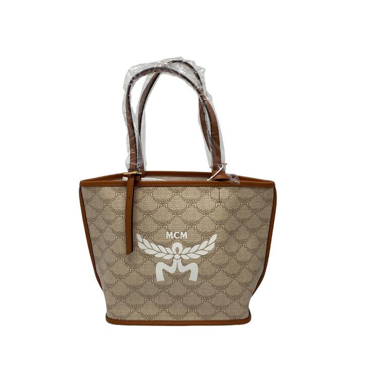 Mini Lauretos Himmel Shopper Bag Beige Oatmeal