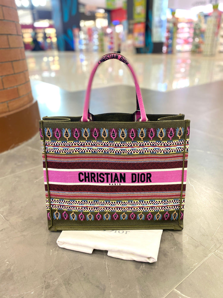 Dior Book Tote Large Multicolour