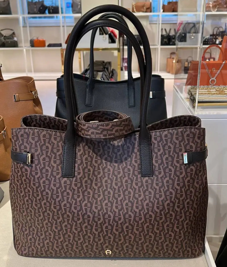 Aigner Tote Monogram Large Bag