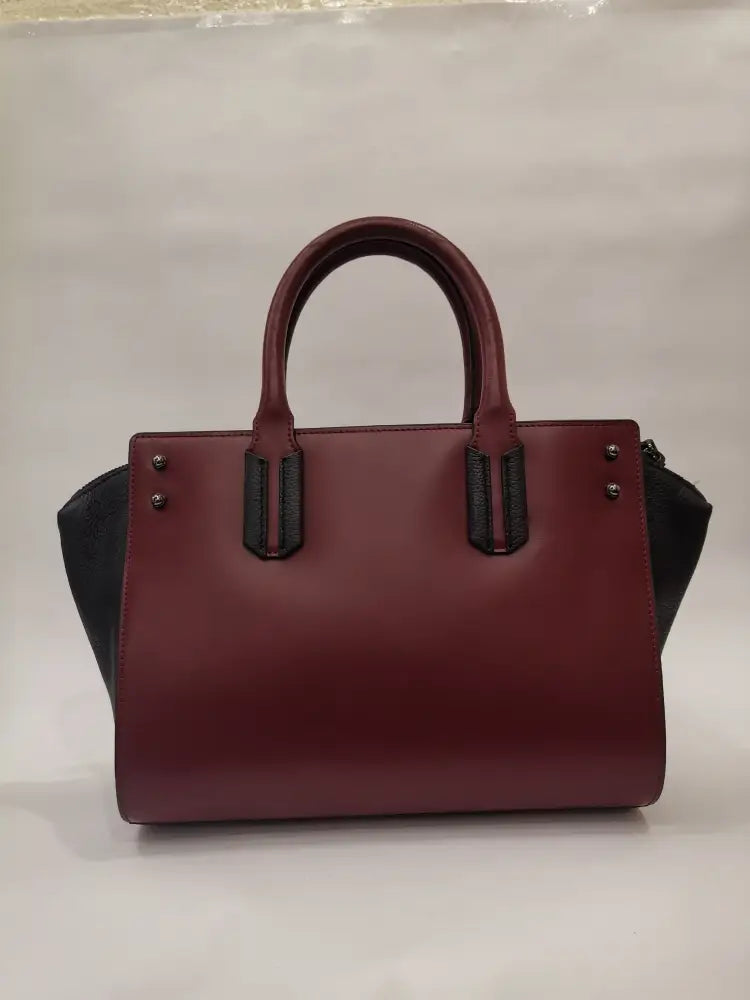 Aigner Valeria Burgundy Handbag