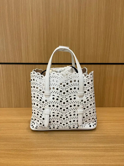 Alaia Mina 20 White 2024 Handbag