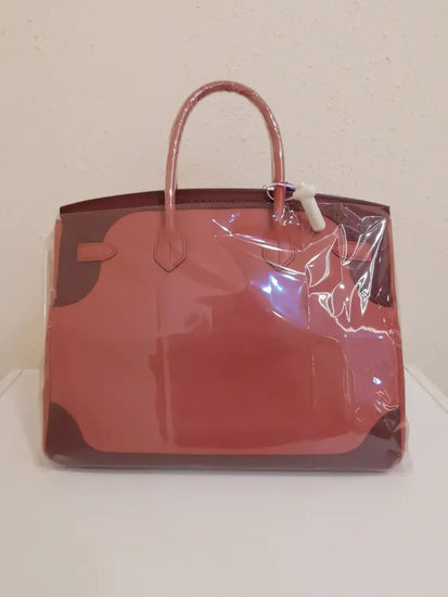 B35 Limited Edition Rosy & Rouge H Swift Leather Ghillies Phw Stamp Q (2013) Handbag