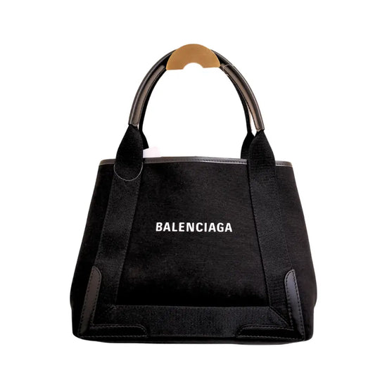 Balenciaga Cabas Tote Small Canvas Black