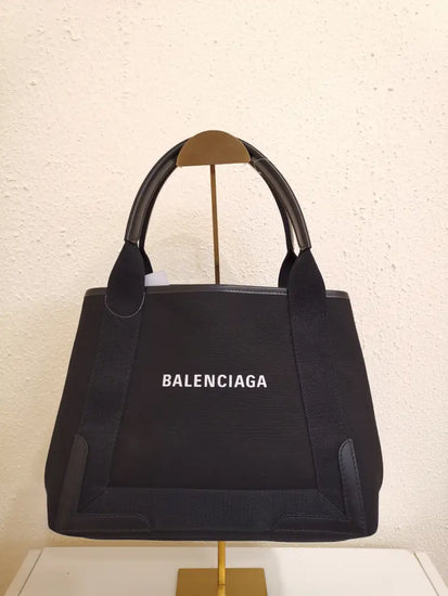 Balenciaga Cabas Tote Small Canvas Black Shoulder Bag