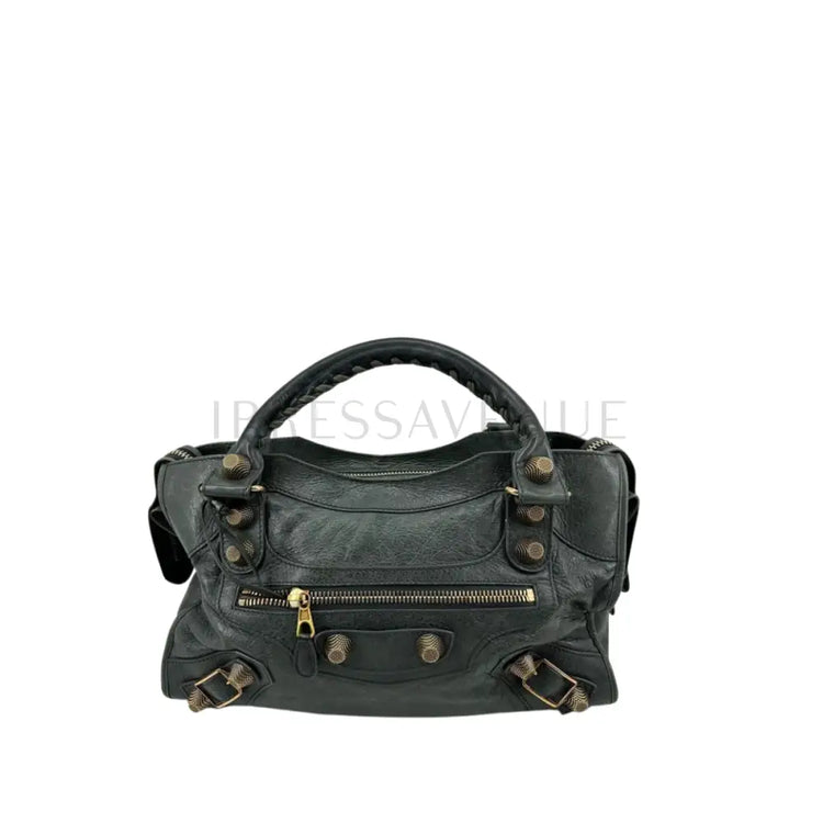 Balenciaga City Reguler Giant Antracite 2011 Crossbody Bag