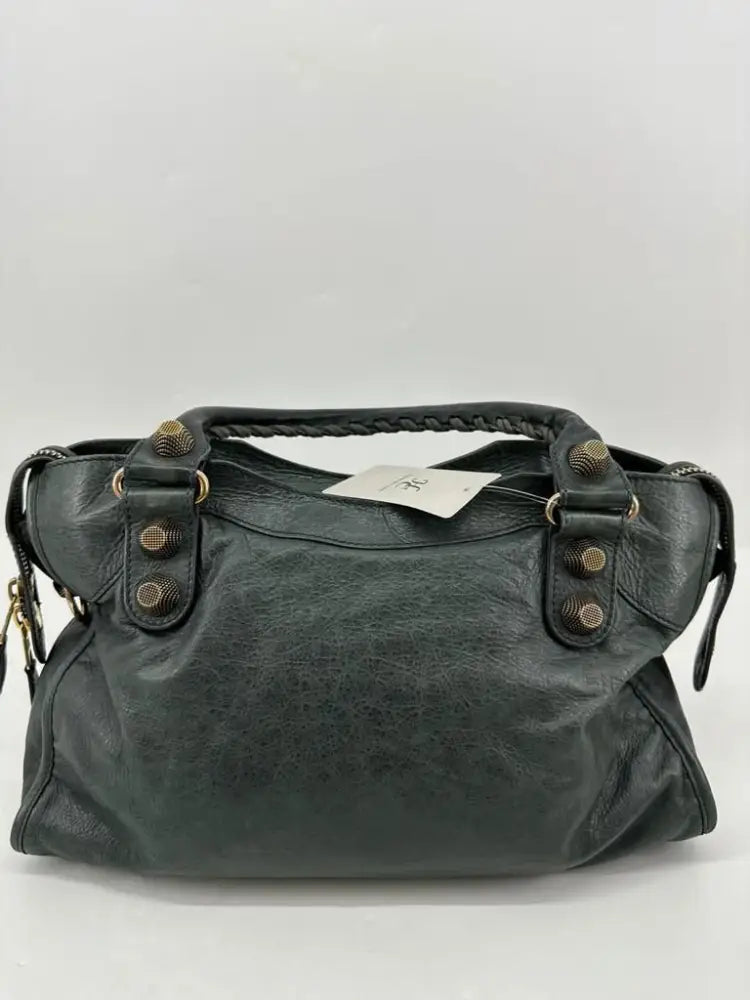 Balenciaga City Reguler Giant Antracite 2011 Crossbody Bag