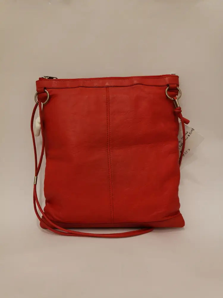 Balenciaga Crinkled City Red Shw #I 2013 Crossbody Bag