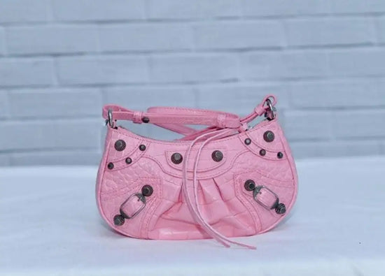 Balenciaga Le Cagole Mini Rose Pink Shw Crossbody Bag