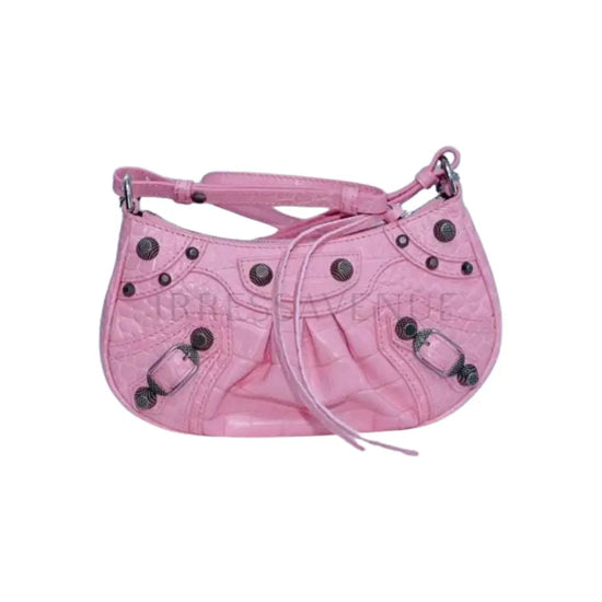 Balenciaga Le Cagole Mini Rose Pink Shw Crossbody Bag