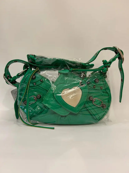 Balenciaga Le Cagole Xs Green Stabilo Shw Crossbody Bag