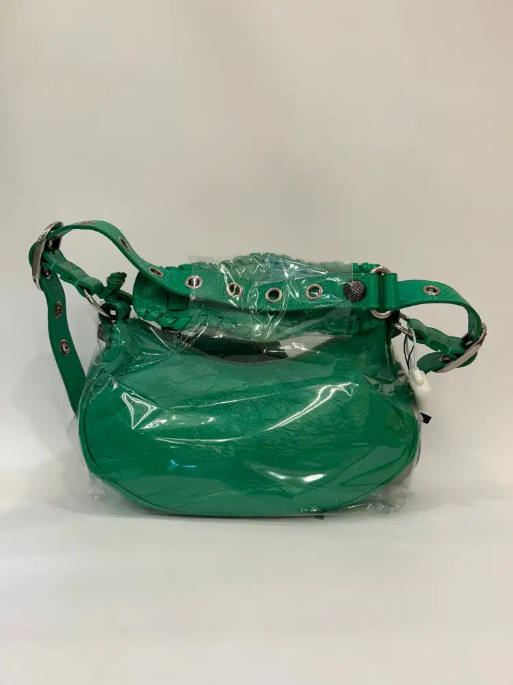 Balenciaga Le Cagole Xs Green Stabilo Shw Crossbody Bag