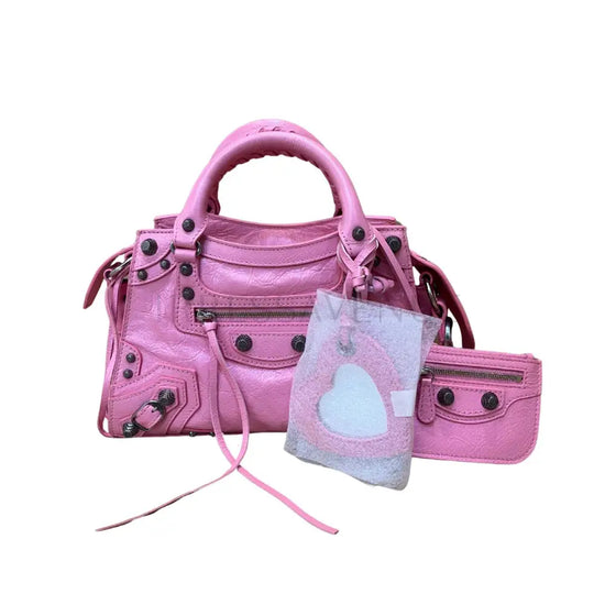 Balenciaga Neo Cagole Small City Sweet Pink 2024 Shoulder Bag