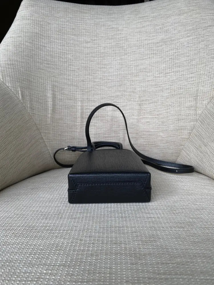 Balenciaga Shopping Phone Holder Bag Black Mini 2022