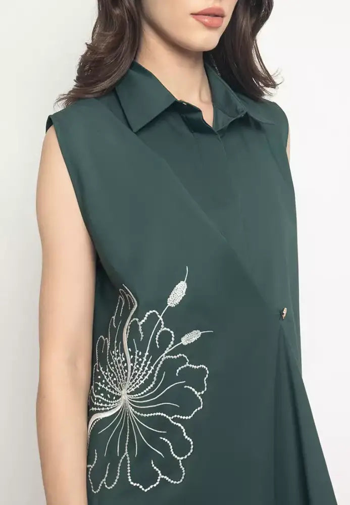 Bhuvi Top By Sroja Studio Emerald M