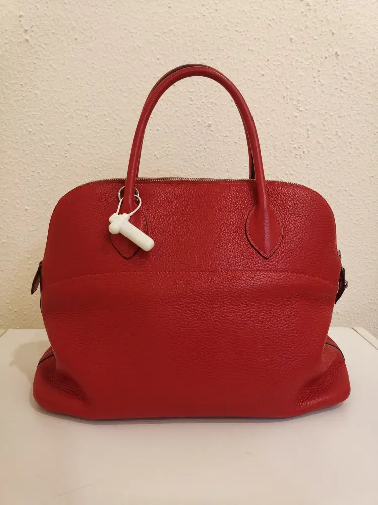 Bolide 35 Rouge Garance Togo Phw Stamp P (2012) Handbag