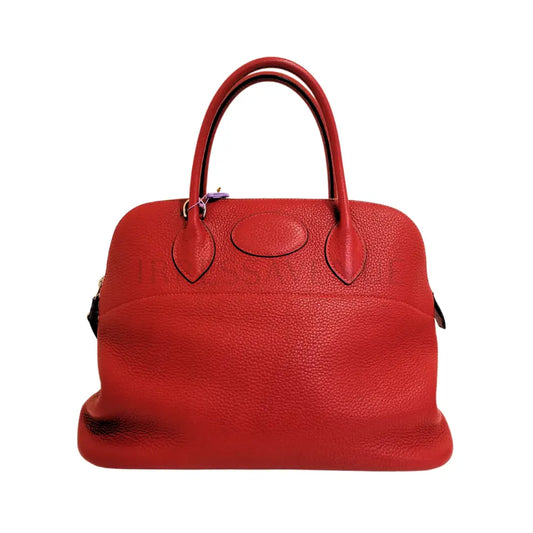 Bolide 35 Rouge Garance Togo Phw Stamp P (2012) Handbag