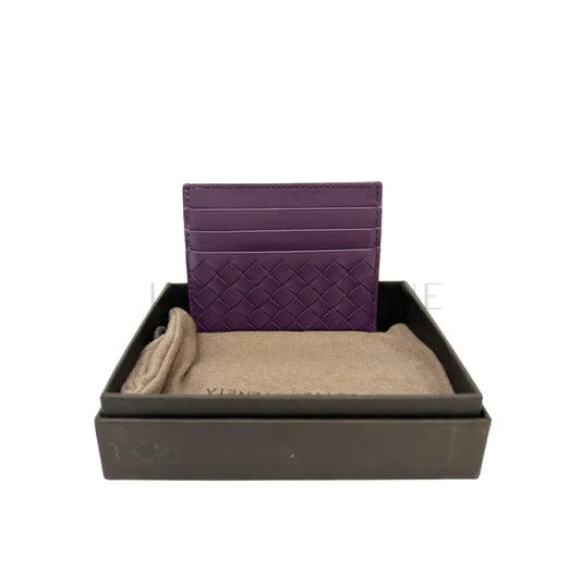 Bottega Veneta Card Holder Purple Card Holder